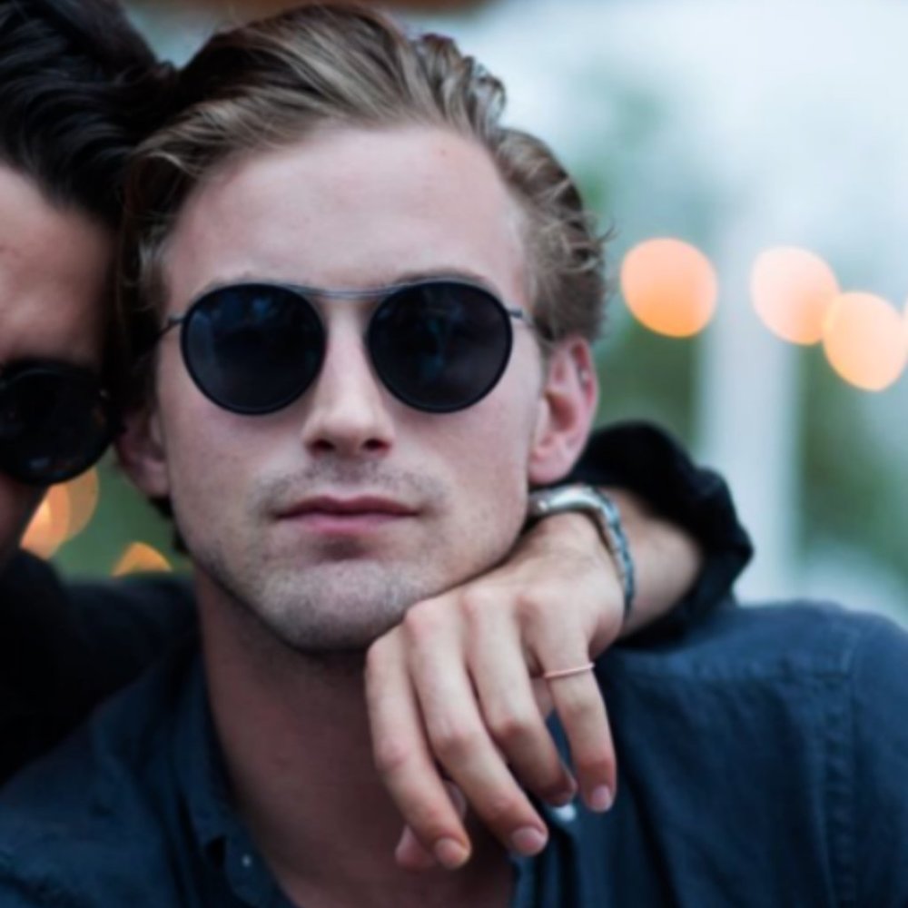 OLIVER PEOPLES MP-3 30TH 51mm Sun MSRP$472 Semi Matte Black/Blue Rare Find